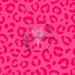 Hot Pink Cheetah Seamless Design File