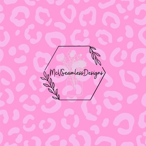 Light Pink Cheetah Seamless Design File