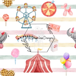 Aquarell Karneval Seamless Design Datei