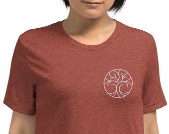 Tree of Life Icon (Embroidered) | Unisex Tri-Blend Vintage T