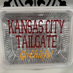Kansas City Chiefs Tailgate Pan with Disposable Foil Insert