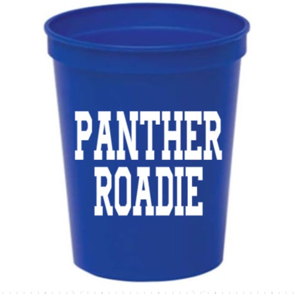 Set of 5 Pittsburgh Roadie Cups, Pitt, Panthers, Tailgate Cups, Gameday Cups, College Tailgate, Tailgate, Disposable Cups, Plastic Cups