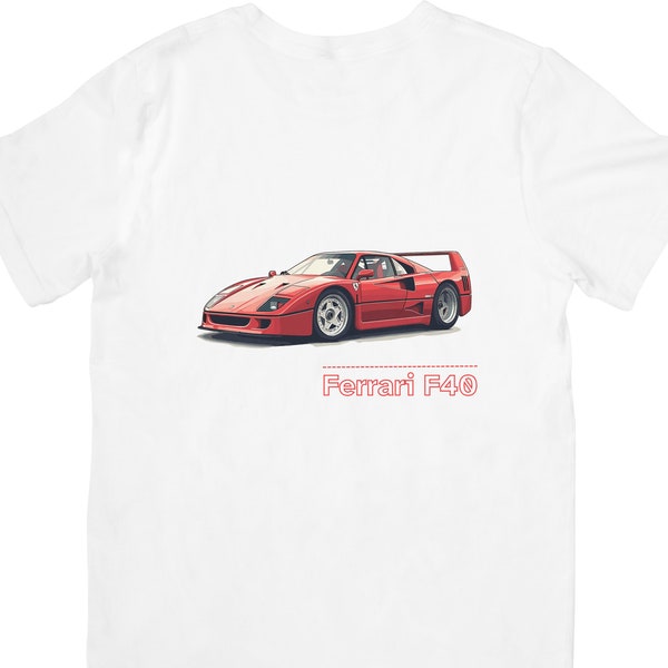 Ferrari F50 Cricut / T Shirt Printable / Apparel Template SVG & PNG