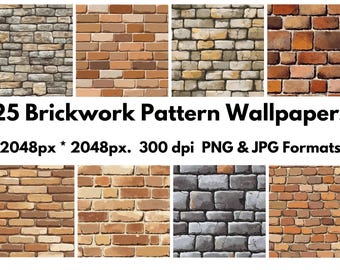 25 Brickwork Pattern Wallpapers - PNG & JPG Formats