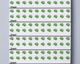 Printable Replacement Score Cards Compatible With Zombie Dice - A4 & US Letters PDF formats