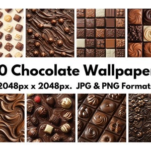 20 Chocolate Wallpapers - JPG & PNG Formats