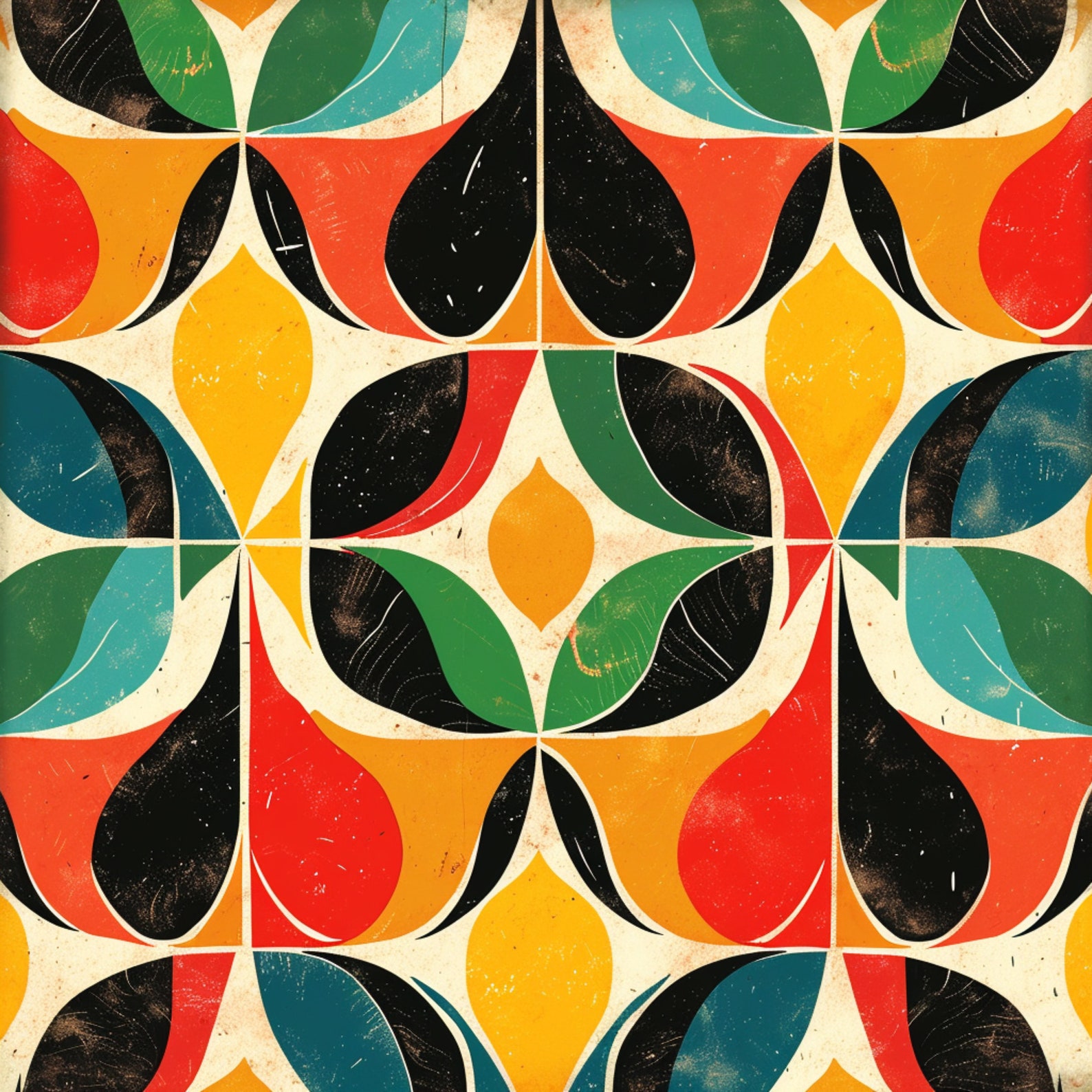 12 1960s Wallpaper Patterns - PNG Format - Etsy