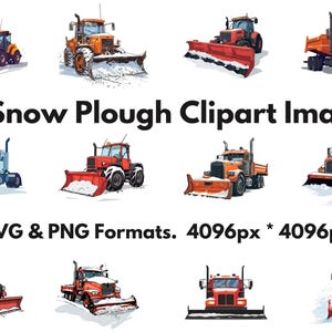 12 images clipart Chasse-neige - Formats PNG et SVG