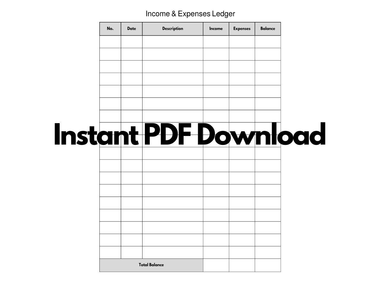 Income Expenses Template Pdfs Etsy Income Expenses Template Pdfs Etsy
