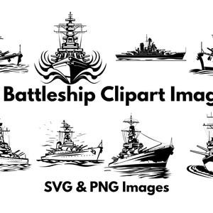 12 Battleship | Warship | Destroyer | Battlecruiser | Navy Clipart Images - SVG & PNG formats