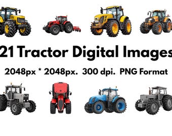 21 Tractor Digital Images - PNG Format