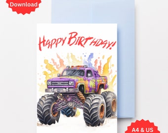 DIY Printable Vintage Truck Birthday Party Invitation or Baby - Etsy
