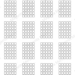 May include: A black and white cribbage scorecard with four columns labelled "Player 1", "Player 2", "Player 3", and "Player 4". Each column has 12 rows of squares for keeping score.