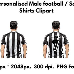 14 He Plays - Camisas de futebol - Personalizáveis - Formato PNG