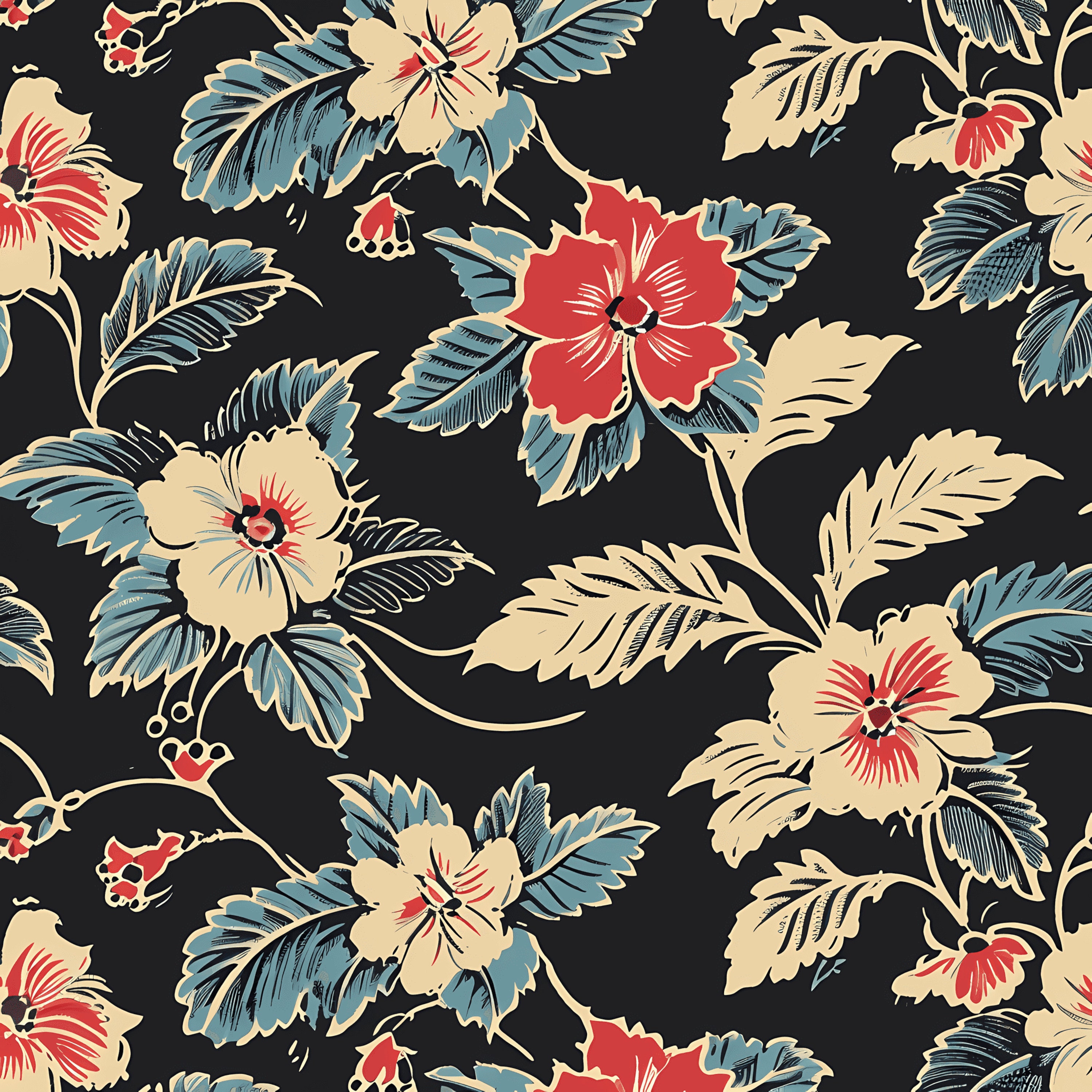 12 1940s Wallpaper Patterns - Etsy