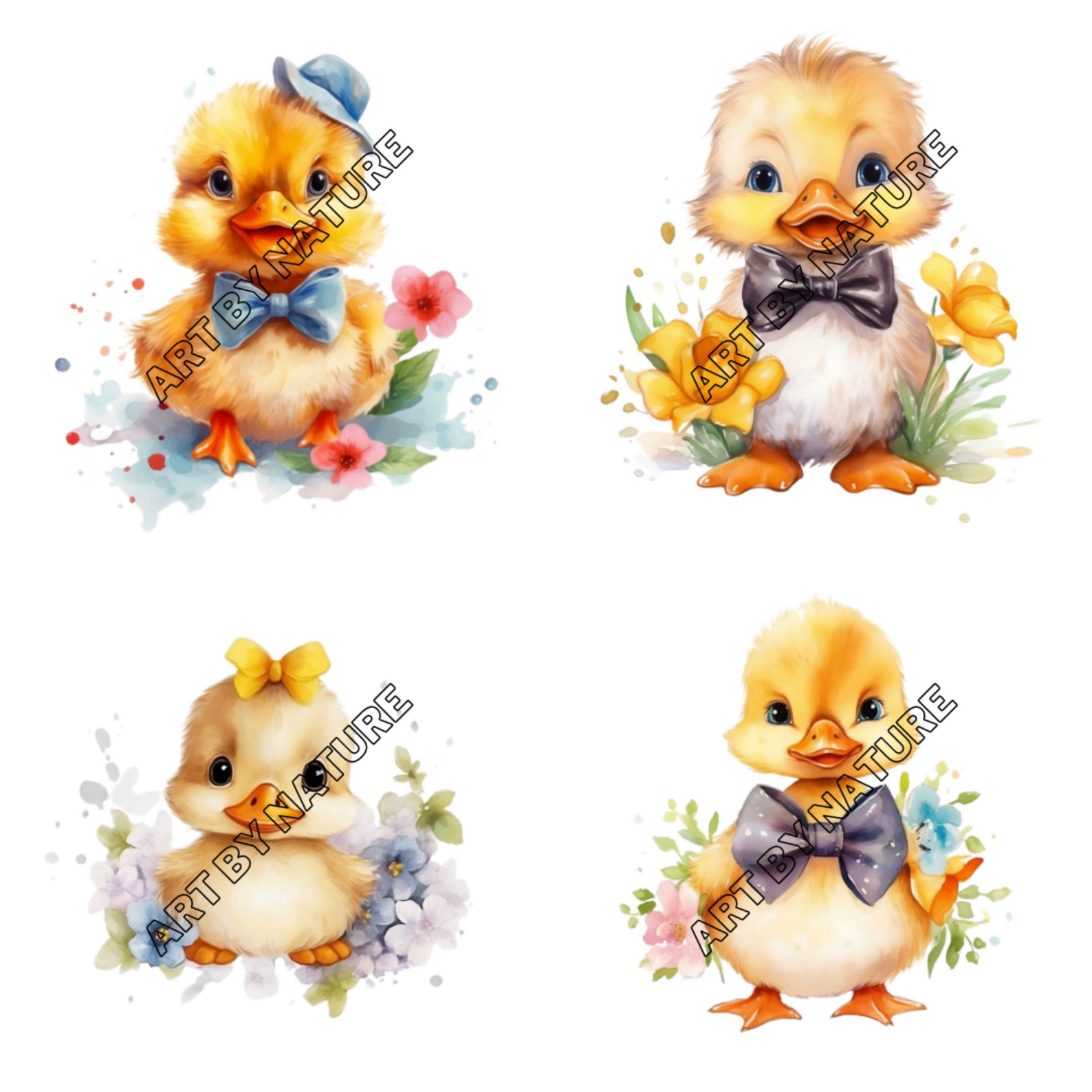 Cute Ducks - Baby Ducks Clipart Commercial Use, Transparent PNG ...