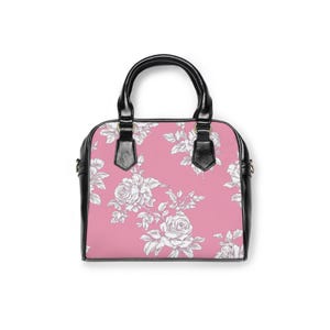 Französische Toile Floral Schulterhandtasche - Elegantes Rosen-Design, perfekt für den täglichen Gebrauch, besondere Anlässe, Geschenk für sie, stilvolle Tasche