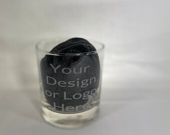 Custom engraved whiskey glasses