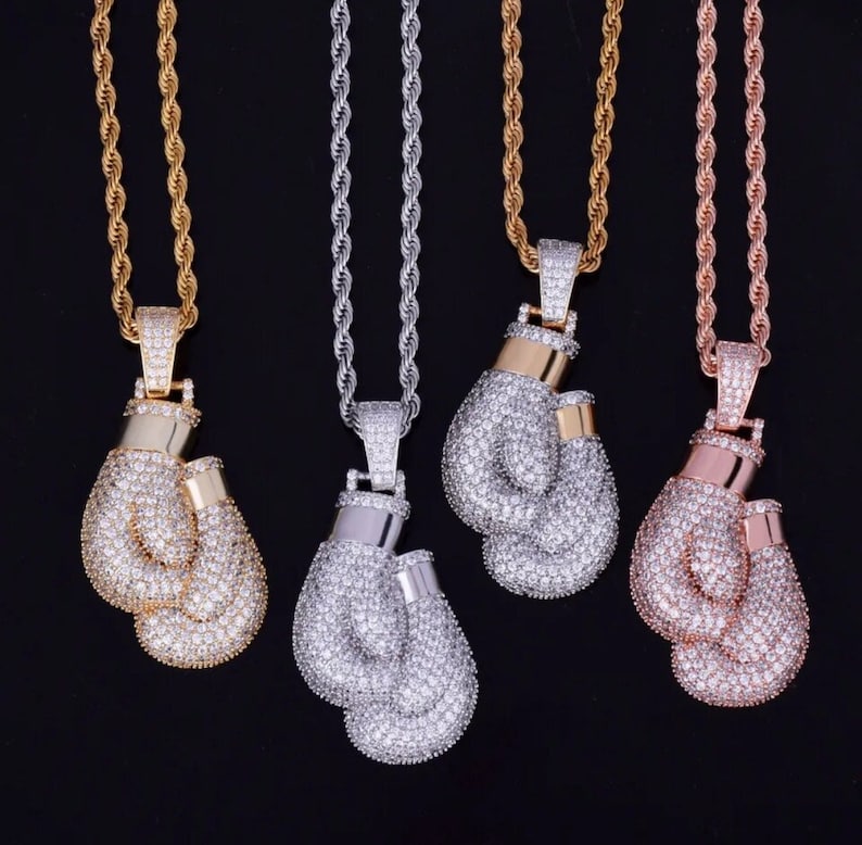 Boxing Gloves Chain Etsy