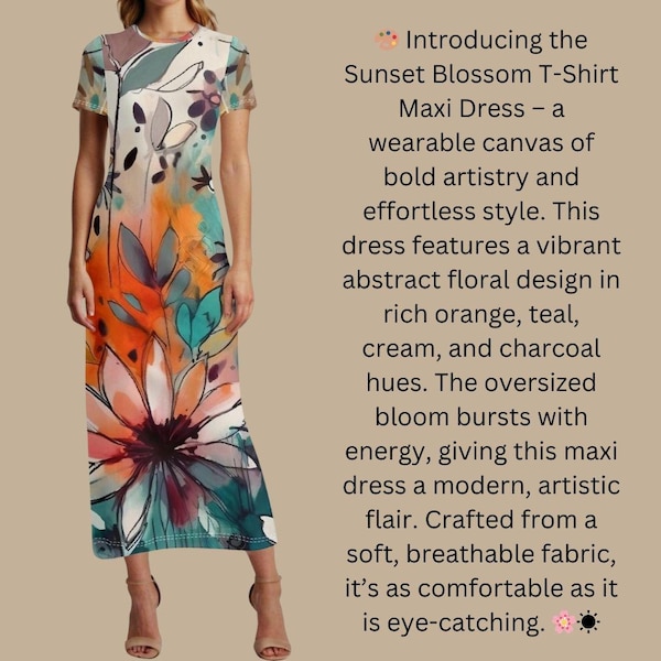 Tropical Print Sleeveless Day Dress main image 0