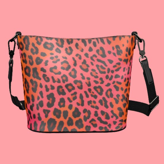 Sunset Siren Leopard Penzance Bucket Tote