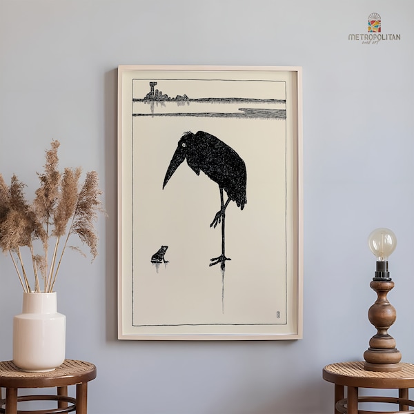 Ikko Tanaka Poster,Animal Poster, Japanese Art, Home Wall Decor, Gift for Home, Wall Art, Japanese Poster, Minimal Art, Vintage Poster