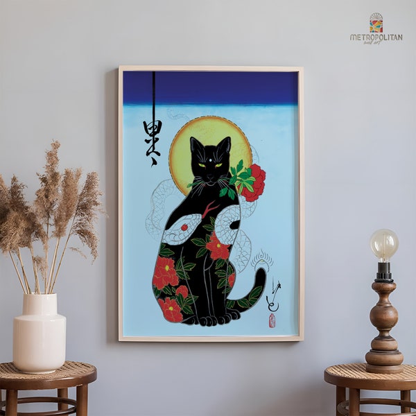 Japan Art-Vintage Print-Gift Ideas-Woodblock Print-Digital Wall Art-Contemporary Art-Taguchi Tomoki Art-Exhibition Poster-Japanese Artwork