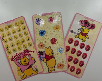 A6 Pooh Bear Savings Challenge | Handmade Laminated Set of 3