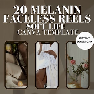 Vídeos de melanina en redes sociales sin rostro, reels, contenido, marketing de Instagram sin rostro, estética, reels de piel oscura sin rostro, reels de la era de las chicas suaves