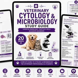 Studiehandledning för veterinär cytologi | Veterinär mikrobiologi och laboratoriediagnostik | Studiehandledning för veterinärtekniker | Arbetsbok för veterinärlaboratorier | PDF