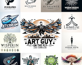 Professionelles Logo und Visitenkarte Design Bundle | Benutzerdefiniertes Branding-Paket | Grafikdesign-Services
