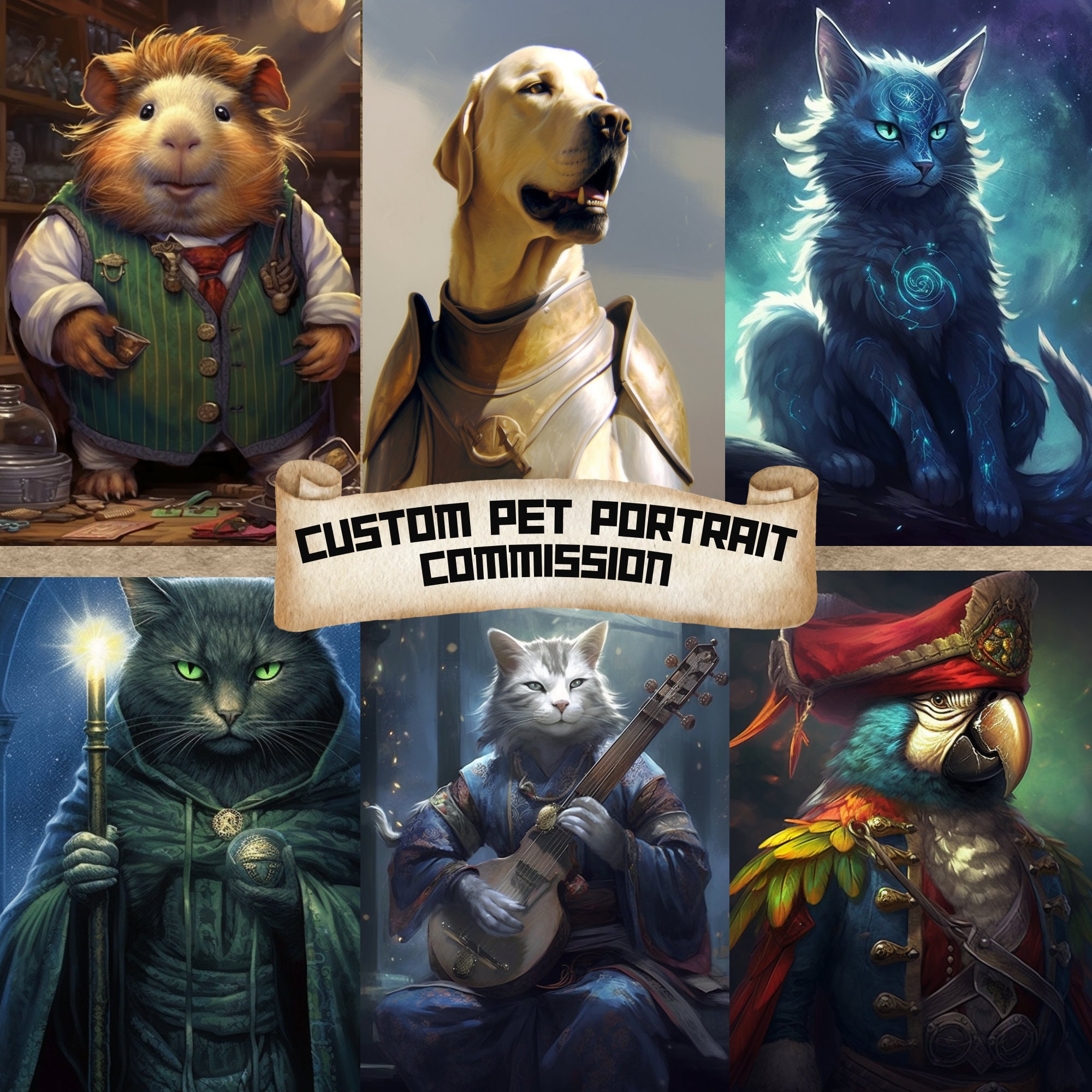 FOR HIRE] Commission open for Family portraits, PETS, couples and Character  design. Quote from $30 DM if you're interested : r/commissions