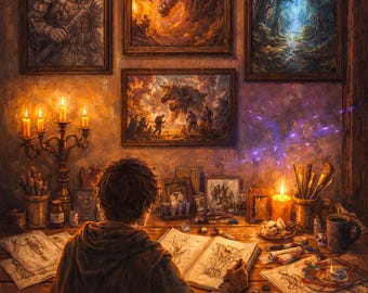 Benutzerdefinierte D&D Charakter Kunst | Fantasie Wesen Porträt | Landschaft Illustration | Digitaler Malerei Auftrag