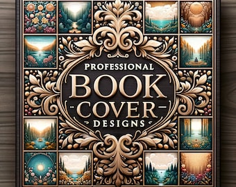 Comprehensive Custom Book Cover Design - Front, Back, and Spine - Tailored Digital Art Commission for Authors, Print-Ready Book Cover