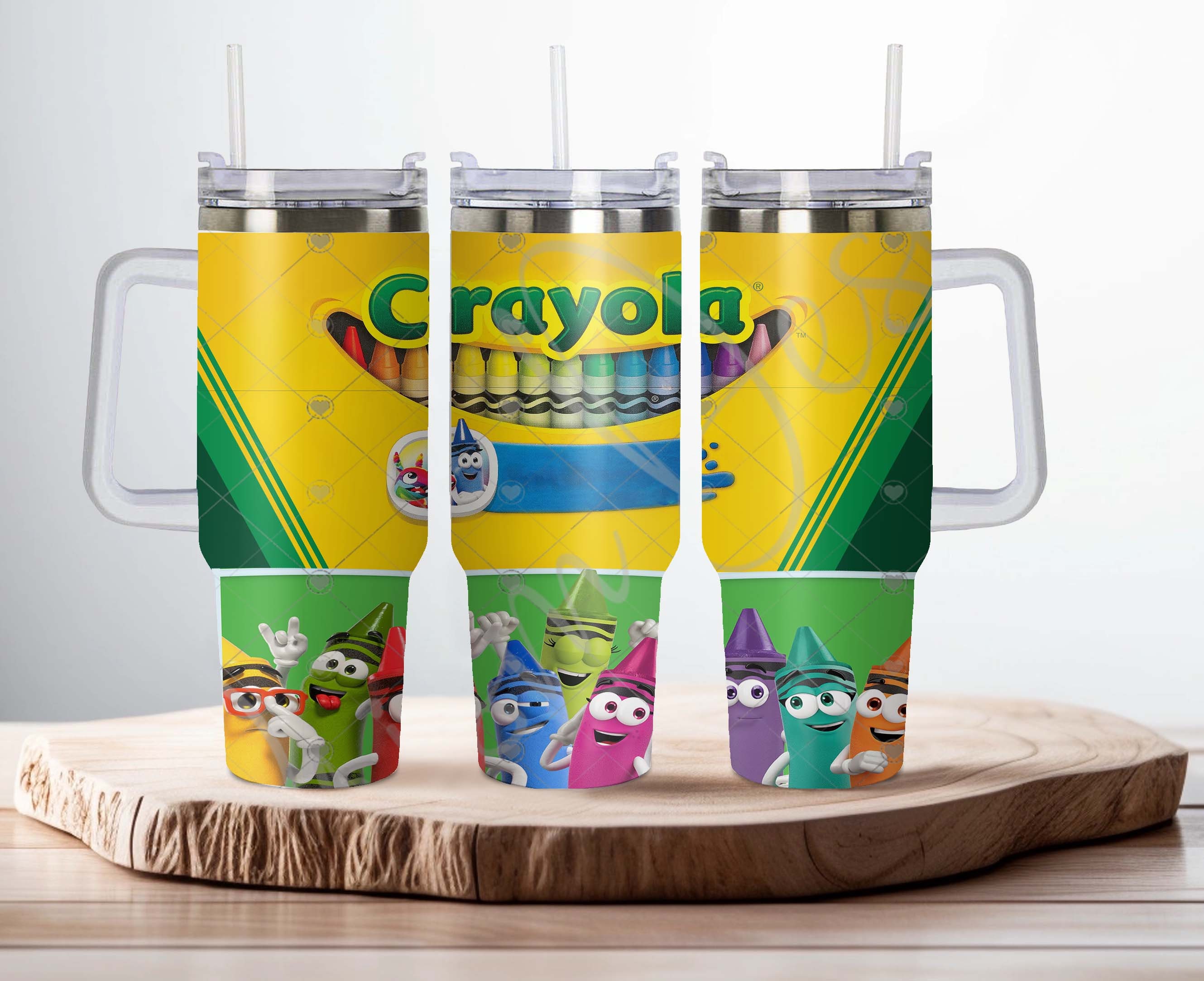 Crayon Kids Water Bottle Personalized Insulated Tumbler — Wichita Gift  Company