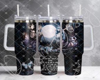 40 oz. Halloween Tumbler Wrap, 40 oz. Sublimation Tumbler, Water color Tumbler, full wrap