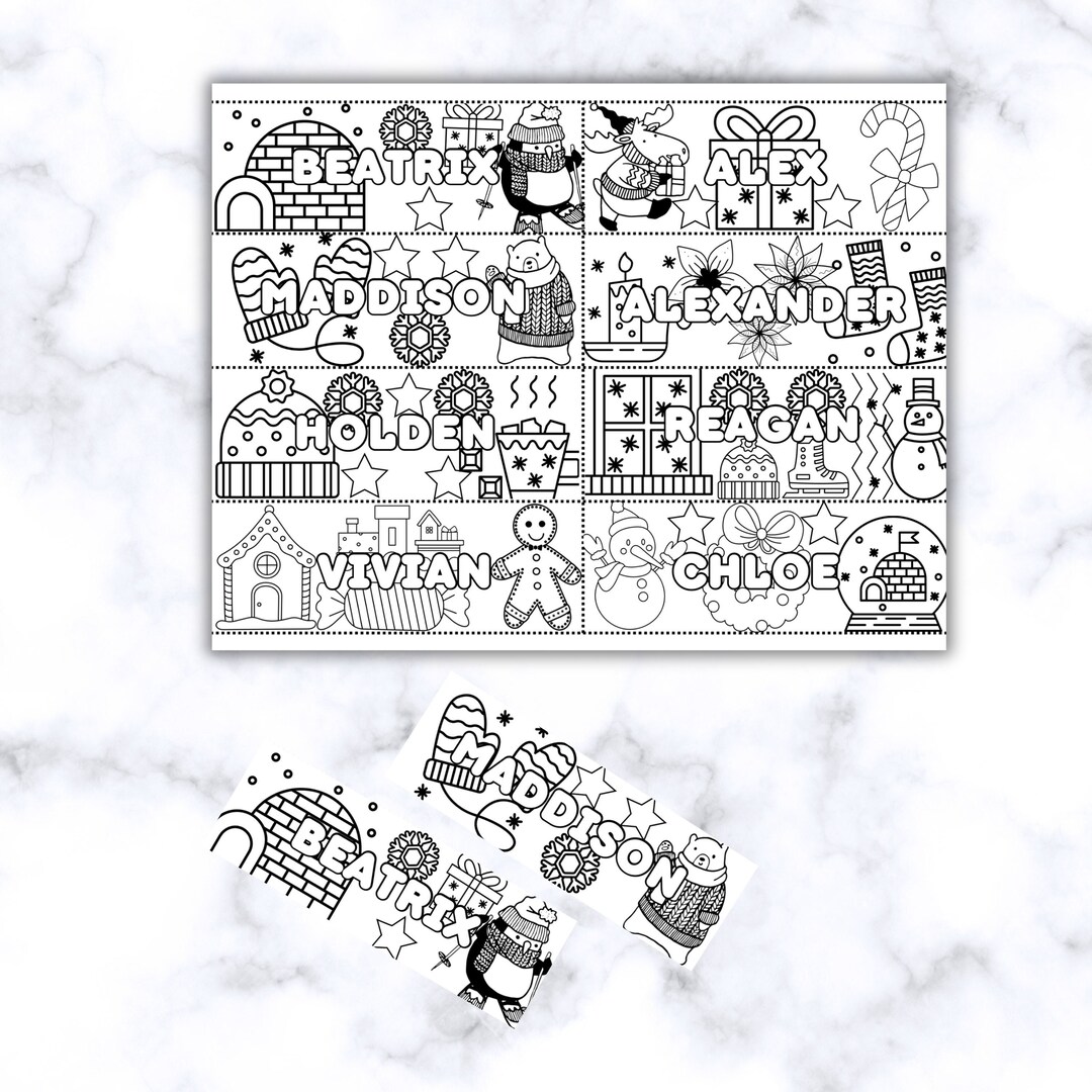 printable-personalized-winter-holiday-coloring-bookmark-set-etsy