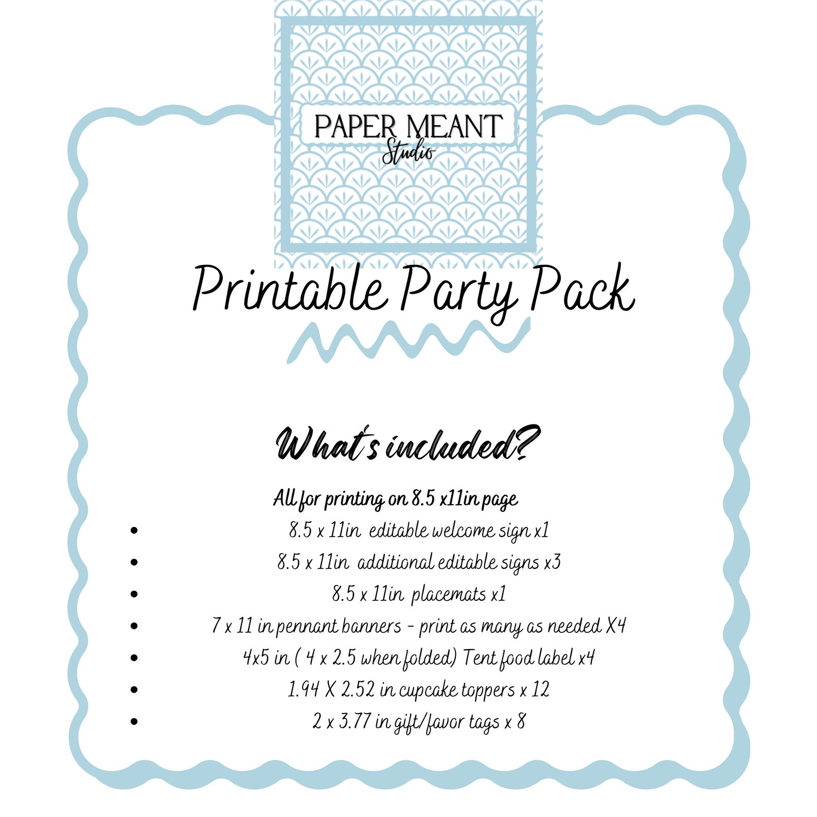 Sleepover Printable Party Set - Boho Tent Slumber Pack- Party Decorations - Jammies Sleepover ...