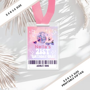 Bearbeitbar Skate vip printable In meiner Geburtstagsära Fan diy vip pass Geburtstagseinladung Fangirl, Party Backstage Pass Printable