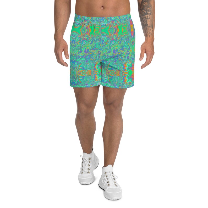 Mens Neon Rave Short Rave Outfit Neon Rave Outfit Festival Etsy