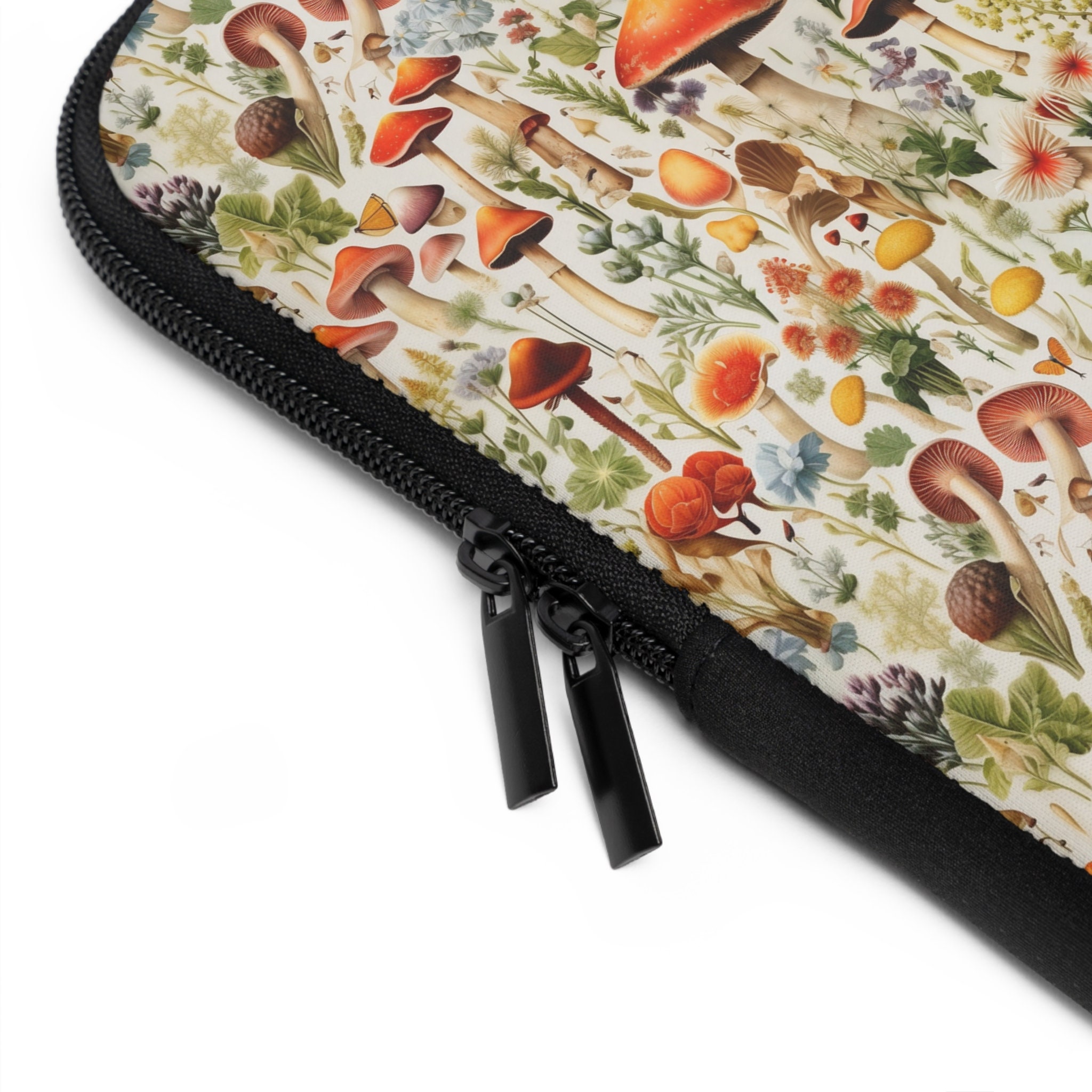 Cottagecore Laptop Sleeve Floral Design Laptop Sleeve Etsy