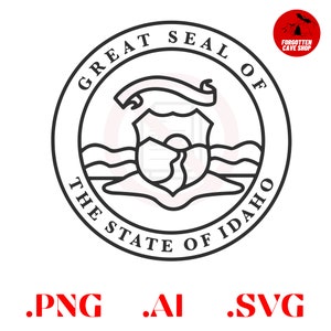 Kansas State Great Seal Logo Emblem Digital Vector .ai, .svg, .png
