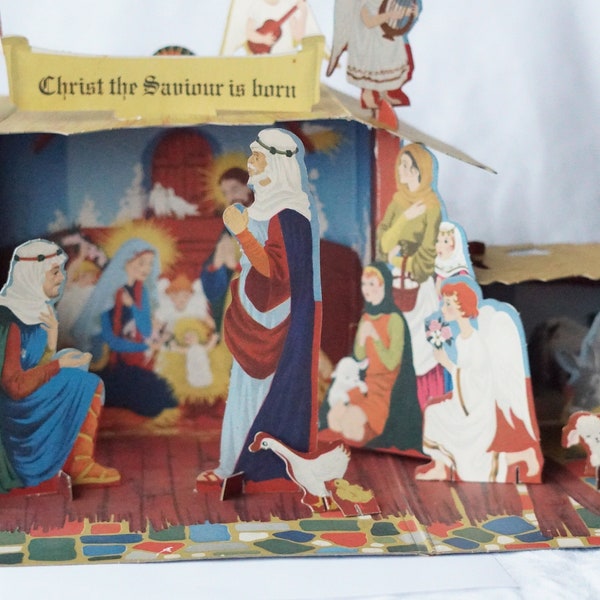 Book Folding Nativity - Etsy
