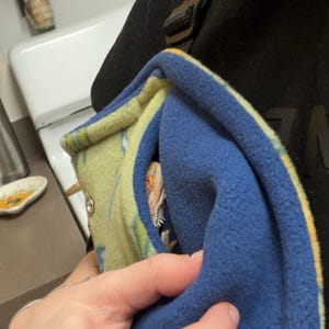 Fleece reptilslingor med justerbar rem bild 8