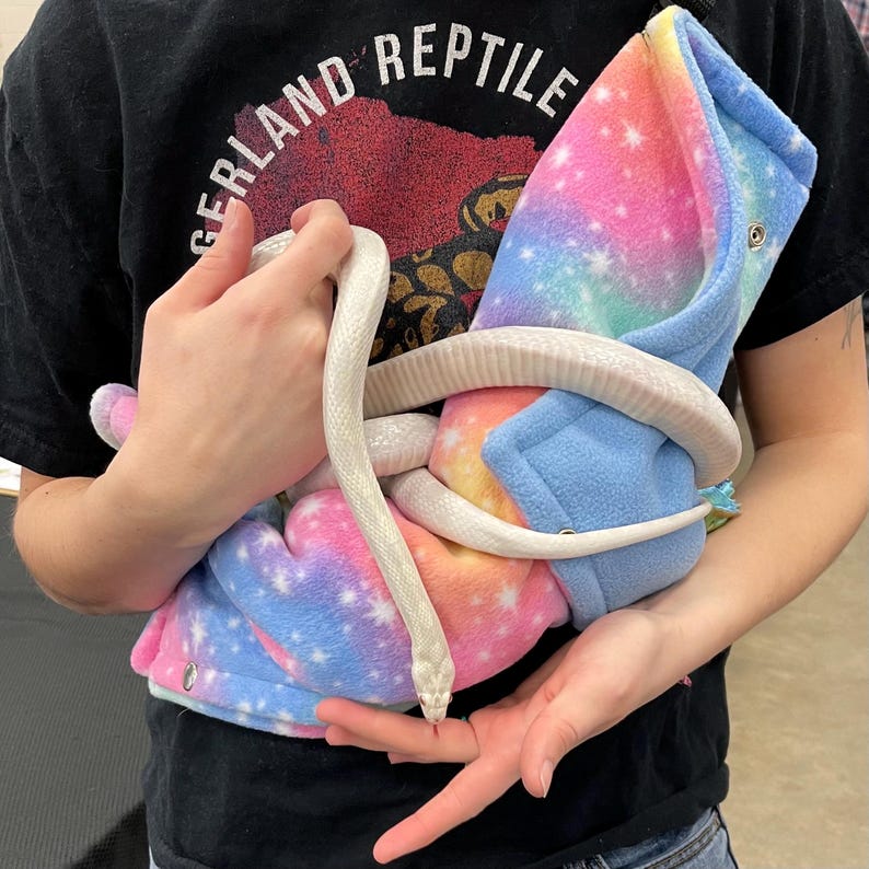 Fleece reptilslingor med justerbar rem bild 7