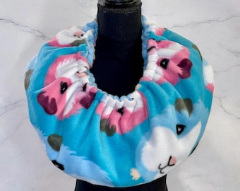 Double Layer Fleece Bonding Scarves for Guinea Pigs and Other Small Pets