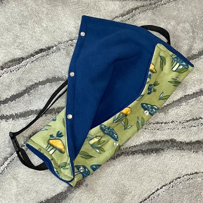 Fleece reptilslingor med justerbar rem bild 4