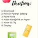 My First Day of School Printable Template, Back to School Digital Print ...