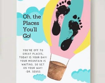Dr. Seuss Handprint Footprint Art: Preschool Activity