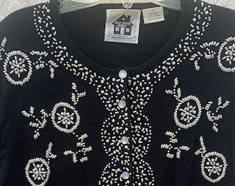 Maglione da libro di fiabe Cardigan da donna vintage con bottoni sul davanti